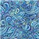 blue paisley pattern fabric Timeless Treasures Packed Paisley 1