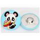 blue panda button big mushroom Japanese fabric button 2