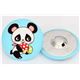 blue panda button colourful fly agarics Japan fabric 2