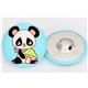 blue panda button fly agaric Japanese fabric button 2