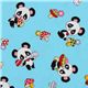 blue panda fabric fly agaric from Japan kawaii 1