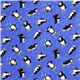 blue penguin flannel fabric by Timeless Treasures USA 2