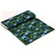 blue tropical palm trees fabric Robert Kaufman 3