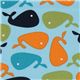 blue whale fabric Robert Kaufman USA designer 1