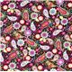brown Michael Miller fabric Paisley Spree big flowers 2
