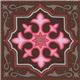 brauner Michael Miller Stoff pinke Kacheln Temple Tiles 2