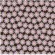 brown Michael Miller fabric white-pink daisy 2