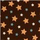 brown Riley Blake fabric with stars from the USA 1