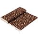 brown Timeless Treasures fabric with funny paw prints 3