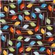 brown fabric colourful helicopter Realizzato da Robert Kaufman 2