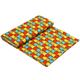 brown fabric with colourful tigers par Robert Kaufman 3