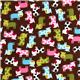 brown fabric with dotted cows Realizzato da Robert Kaufman USA 2