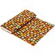 brown fabric with plaid piggies par Robert Kaufman USA 3