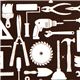 brown fabric with tools by Robert Kaufman 1