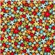 brown flannel fabric with little flowers par Robert Kaufman 2