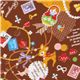 brown kawaii fabric matryoshka France Bambi Japan 1