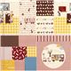 canvas children fabric school elephant rabbit dog Kokka 3