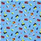cars fabric for boys fire engine police truck by Kokka 2