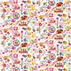 colourful Hawaii children fabric flower turtles glitter 2