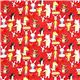 bunte Tiere Canvas Designer Stoff by Nancy Wolff 2