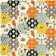 colourful birch forest animal organic fabric from the USA 2