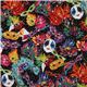 colourful carnival mask fabric Robert Kaufman designer 2