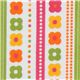 colourful florets flannel fabric par Robert Kaufman 1