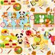 colourful kawaii animal fabric in School de Cosmo de Jap�n1