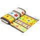 bunter Streifen Flanellstoff V�gel & Blumen Robert Kaufman 4