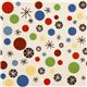 cream Riley Blake fabric with dots & stars 1