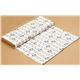 cream birch organic fabric with flower stems coral USA 3