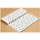creme birch Bio-Stoff mit Mofas in Koralle und Petrolgr�n 3
