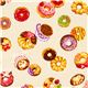cream donut and coffee fabric by Cosmo from Japan 1