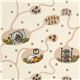 creme birch organic fabric from the USA sleeping animals 1