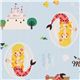 cute Mermaid Kokka fabric from Japan kawaii 1