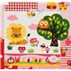 cute Monkey Kitty red Kokka Fabric from Japan kawaii 1