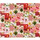 cute Monkey Kitty red Kokka Fabric from Japan kawaii 3