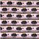 cute animal fabric with deer giraffe bunny tree present 2