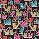 cute brown Michael Miller fabric colourful Bird Swing 2