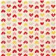 cute colourful hearts Canvas fabric by Kokka from Japan 2