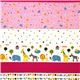 cute fabric Kokka with lion zebra giraffe elephant 2