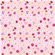 cute fabric with strawberry cherry flower Kokka 2