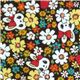 cute florets bunny Kokka fabric Japan kawaii 1