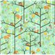 cute gauze fabric forest bear bee du Japon1