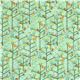 cute gauze fabric forest bear bee du Japon2