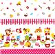 ser Mdchen Bcker Stoff mit Sssigkeiten kawaii 1