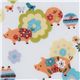 cute glitter piggy Japanese fabric Kokka 1