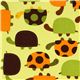 cute green fabric with turtles Realizzato da Robert Kaufman 1
