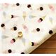 cute ice cream fabric with ice-cream cones 0.5m 1