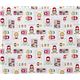 cute matryoshka purple Kokka canvas fabric from Japan 2